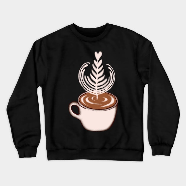 Latte Plant Crewneck Sweatshirt by kookylove